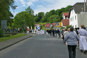 Bittprozession an Christi Himmelfahrt (Foto: Karl-Franz Thiede)